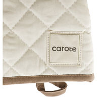 LIV PLUS CAROTE（カローテ） ミトン 鍋つかみ ループ付 ブラウン アイボリー NM-5064 1個