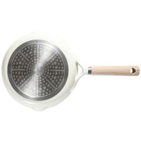 ベストコ CAROTE（カローテ） 深型フライパン 22cm IH ガス火対応 アイボリー NM-5051 1個