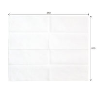 九州紙工 厚手大判おしぼり ワインレッド 1セット（200枚：50枚入×4袋）