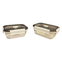 富士商 Felio たためるシリコン保存&ランチBOX(長方形) 1200ml F21752 1箱（直送品）