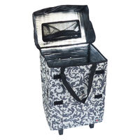 富士商 Felio スマートショッピングバッグ エッグホルダー付 アラベスク F21813 1袋（直送品）