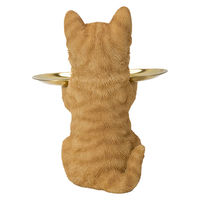 ウービア 茶トラ猫の小物置き(マグネットで取り外し可能皿) H22190-1 1個（直送品）