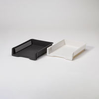 【均一価格】 Ａ4ラック　タテ型　ホワイト　幅25.3×奥行32.9×高さ7cm １セット（２個） オリジナル