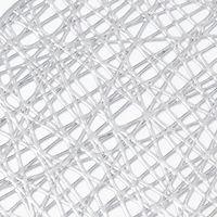 PVCコースター4枚セット（シルバー） LAKOLE/ラコレ