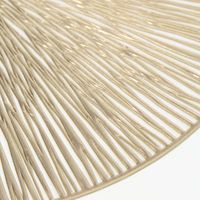 PVCランチョンマット（ゴールド） LAKOLE/ラコレ