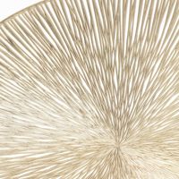 PVCランチョンマット（ゴールド） 1セット（1枚×6） LAKOLE/ラコレ