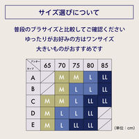 【アウトレット】ルシアン ナイトブラ 睡眠時 ナイトサポート フロントホック コバルトネイビー LL 1個