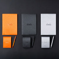 数量限定 ロディア(RODHIA） メタリックＰＵレザーカバーＮｏ．１１ （ロディアNO.11セット） シルバー 1冊（直送品）