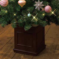 【軒先渡し】ストア・エキスプレス　木製ベースクリスマスツリーセット パステル　高さ180×幅100cm　8162-2396　1セット（直送品）