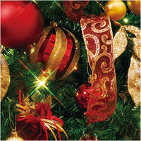 【軒先渡し】ストア・エキスプレス　クリスマスツリーセット クリスマスレッド　高さ300cm　8813-396　1セット（直送品）