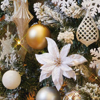 【軒先渡し】ストア・エキスプレス　クリスマスツリーセット ホワイトゴールド　高さ300×幅170cm　8813-400　1セット（直送品）