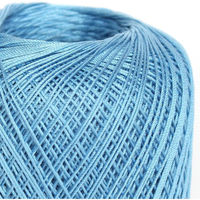 オリムパス製絲 エミーグランデ レース糸 合細 Col.305 水色系 50g 約218m 3玉セット EMMY-305 1箱/3玉セット（直送品）