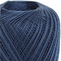 オリムパス製絲 エミーグランデ レース糸 合細 Col.357 ブルー系 50g 約218m 3玉セット EMMY-357 1箱/3玉セット（直送品）