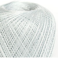 オリムパス製絲 エミーグランデ レース糸 合細 Col.361 水色系 50g 約218m 3玉セット EMMY-361 1箱/3玉セット（直送品）