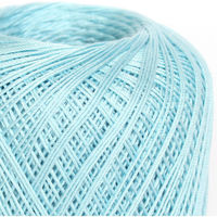 オリムパス製絲 エミーグランデ レース糸 合細 Col.364 水色系 50g 約218m 3玉セット EMMY-364 1箱/3玉セット（直送品）