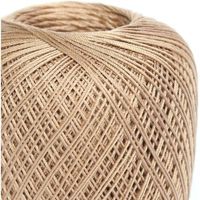 エミーグランデ レース糸 合細 Col.736 ブラウン系 50g 約218m 3玉セット EMMY-736 1箱/3玉セット（直送品）