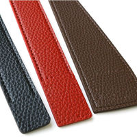 日本紐釦貿易 エンボス加工ハンドル 長さ40cm 幅2.5cm レッド MAW50-R 1組2本入/2袋(合計2組入（直送品）