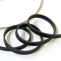 日本紐釦貿易 合皮スムーステープ 黒 幅約10mm 9m巻 PLT1010-B 1巻9m入（直送品）