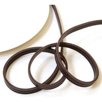 日本紐釦貿易 合皮スムーステープ チョコ 幅約10mm 3mカット切り売り PLT1010-C-3M 1枚（直送品）