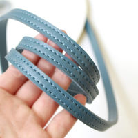 日本紐釦貿易 合皮スムーステープ ブルー 幅約10mm 9m巻 PLT1010-BL 1巻9m入（直送品）