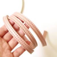 日本紐釦貿易 合皮スムーステープ ピンク 幅約10mm 3mカット切り売り PLT1010-P-3M 1枚（直送品）