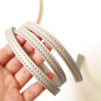 日本紐釦貿易 合皮スムーステープ グレー 幅約10mm 3mカット切り売り PLT1010-S-3M 1枚（直送品）