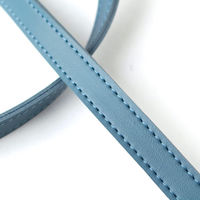 日本紐釦貿易 合皮スムーステープ ブルー 幅約15mm 3mカット切り売り PLT1015-BL-3M 1枚（直送品）