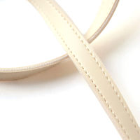 日本紐釦貿易 合皮スムーステープ アイボリー 幅約15mm 4mカット切り売り PLT1015-IV-4M 1枚（直送品）