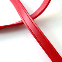 日本紐釦貿易 合皮スムーステープ 赤 幅約15mm 9m巻 PLT1015-R 1巻9m入（直送品）