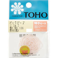 TOHO(トーホー) TOHO 特小ビーズ 糸通しビーズ 外径約1.5mm 1m入り No.106 SSB-106-PC 1箱/5枚（直送品）