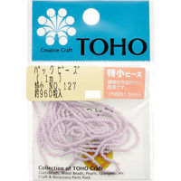 TOHO(トーホー) TOHO 特小ビーズ 糸通しビーズ 外径約1.5mm 1m入り No.127 SSB-127-PC 1箱/5枚（直送品）