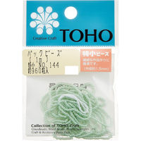 TOHO(トーホー) TOHO 特小ビーズ 糸通しビーズ 外径約1.5mm 1m入り No.144 SSB-144-PC 1箱/5枚（直送品）