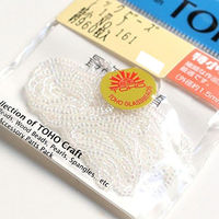 TOHO(トーホー) TOHO 特小ビーズ 糸通しビーズ 外径約1.5mm 1m入り No.161 SSB-161-PC 1箱/5枚（直送品）
