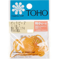 TOHO(トーホー) TOHO 特小ビーズ 糸通しビーズ 外径約1.5mm 1m入り No.174 SSB-174-PC 1箱/5枚（直送品）