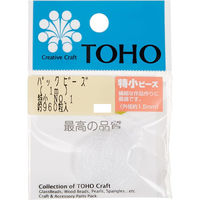TOHO(トーホー) TOHO 特小ビーズ 糸通しビーズ 外径約1.5mm 1m入り No.1 SSB-1-PC 1箱/5枚（直送品）