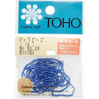 TOHO(トーホー) TOHO 特小ビーズ 糸通しビーズ 外径約1.5mm 1m入り No.28 SSB-28-PC 1箱/5枚（直送品）