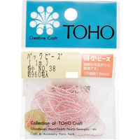 TOHO(トーホー) TOHO 特小ビーズ 糸通しビーズ 外径約1.5mm 1m入り No.38 SSB-38-PC 1箱/5枚（直送品）