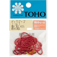 TOHO(トーホー) TOHO 特小ビーズ 糸通しビーズ 外径約1.5mm 1m入り No.405 SSB-405-PC 1箱/5枚（直送品）