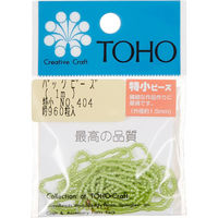 TOHO(トーホー) TOHO 特小ビーズ 糸通しビーズ 外径約1.5mm 1m入り No.404 SSB-404-PC 1箱/5枚（直送品）