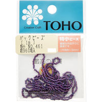 TOHO(トーホー) TOHO 特小ビーズ 糸通しビーズ 外径約1.5mm 1m入り No.461 SSB-461-PC 1箱/5枚（直送品）