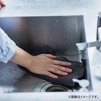 【ワゴンセール】そうじの神様 汚れたらめくっていつでも清潔 パタパタクロス 2枚重ね マイクロファイバークロス グレー 日本製 1枚 KBセーレン