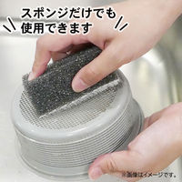 （取り替え用スポンジ）排水口ブラシ スポンジブラシ スペア 1パック（6個入）ワイズ