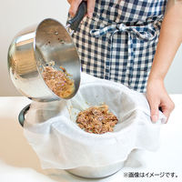 ビストロ先生 お料理ガーゼ 蒸し布 綿100% 蛍光増白剤不使用 約45×150cm ホワイト 日本製 1個 サンベルム