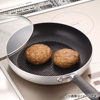 フライパン用 焼き物 メッシュシート 20～26cm用 こびりつかない ヘルシー ふっ素加工でお手入れ簡単 Φ195mm 1個 パール金属