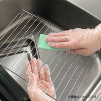 キッチンスポンジ 使い捨て 不織布クリーナー セスキ しつこい油汚れに 5×10cm グリーン 1パック（30個入）オカザキ