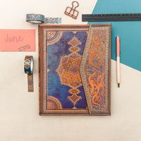 Paperblanks ペーパー DJD6199 2025 サファヴィー・インディゴ 1冊（直送品）