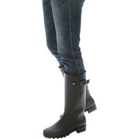 阪神素地 阪神 LB8121 ロングレインブーツ L ブラウン 1足（直送品）