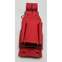 コヅチ work time 3連チェーン ツール4丁差 床皮サック レッド CH-03RD 1個（直送品）