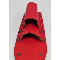 コヅチ work time 3連チェーン ツール2段差 床皮サック レッド CH-02RD 1個（直送品）