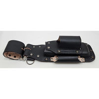 コヅチ work time 3連チェーン 板金鋏 つかみ箸差 床皮サック ブラック CH-08BK 1個（直送品）